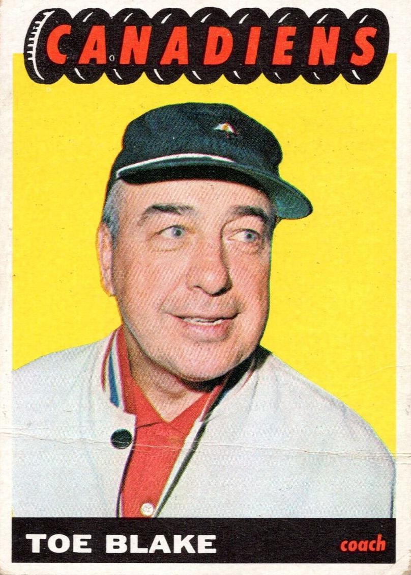 1965 Topps Hockey Toe Blake #1