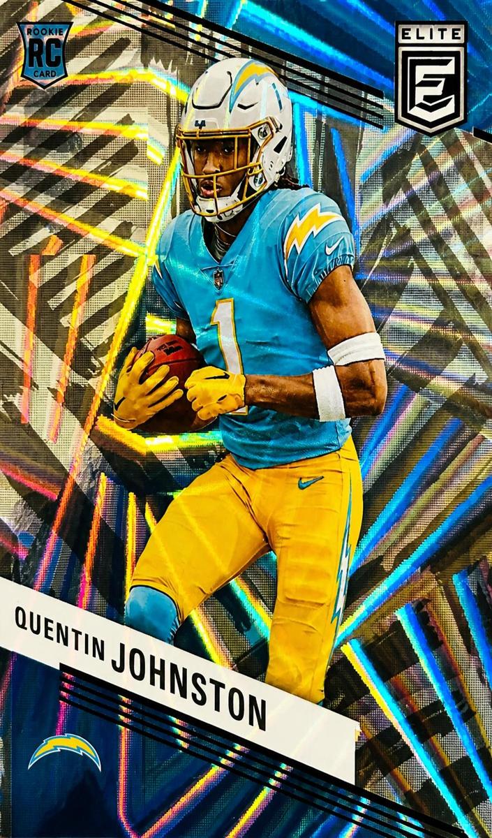 2023 Donruss Elite Football Razzle Dazzle Quentin Johnston #176