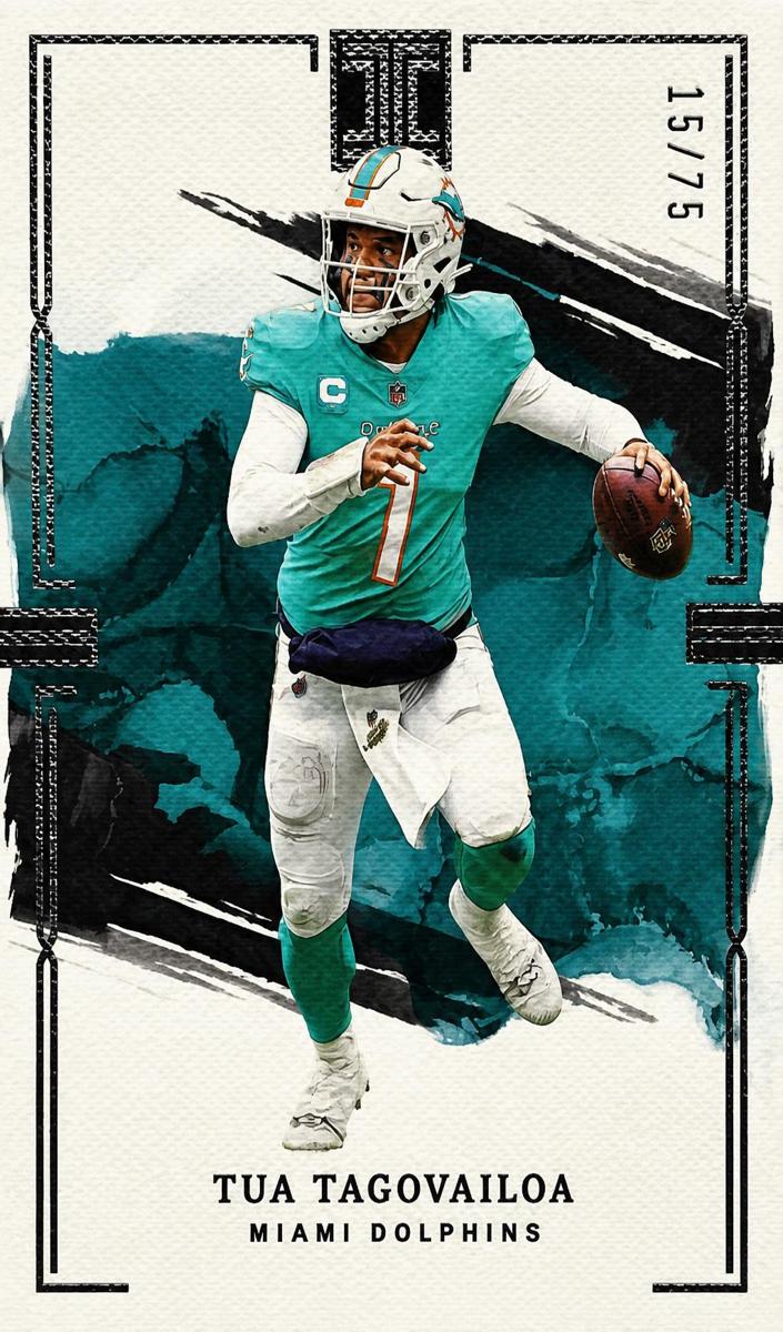 2023 Panini Impeccable Football Tua Tagovailoa #62