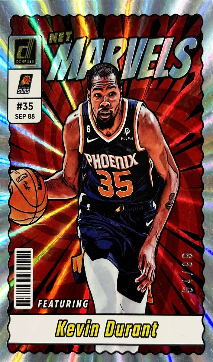 2023 Panini Donruss Basketball Holo Laser Kevin Durant #19 PSA 8.5