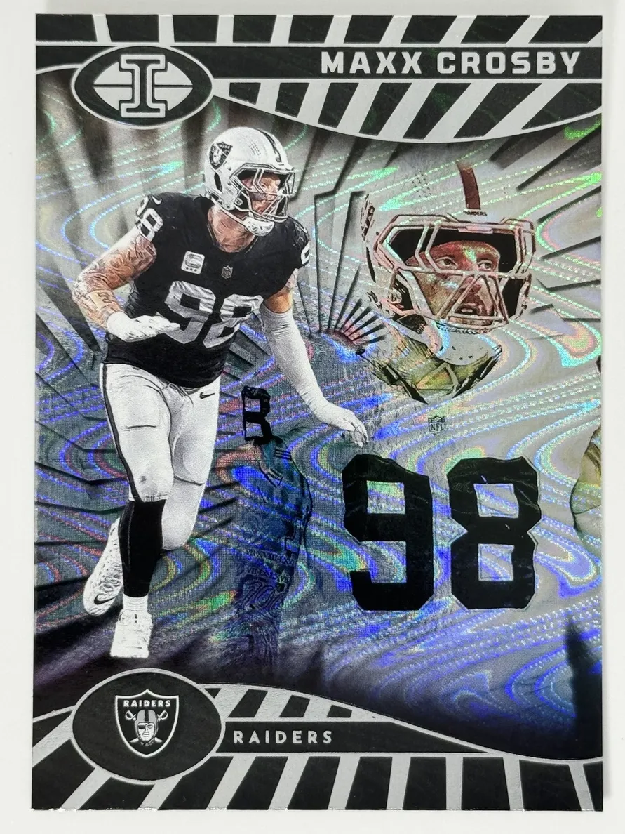 2024 Panini Illusions Football Swirls Trophy Collection Maxx Crosby #48