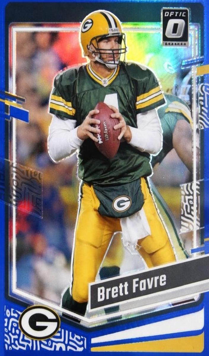 2023 Donruss Optic Football Blue Brett Favre #64 PSA 10