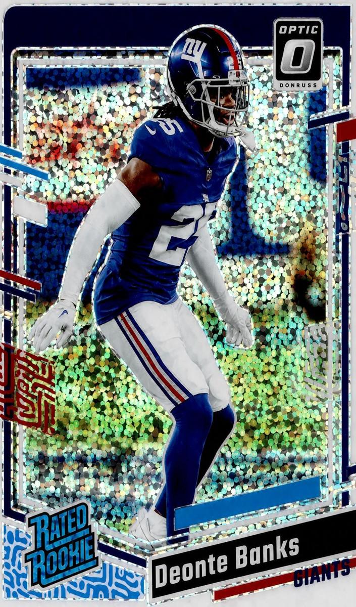 2023 Donruss Optic Football White Sparkle Deonte Banks #278
