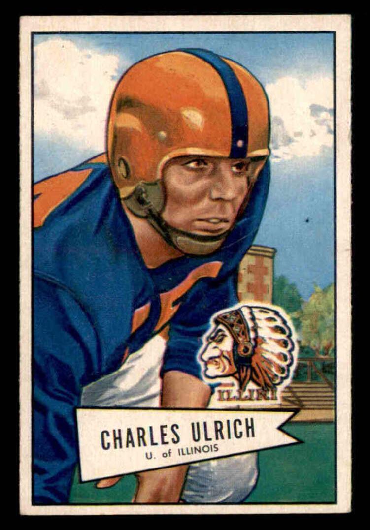 1952 Bowman Small Football Chuck Ulrich #134 PSA 8