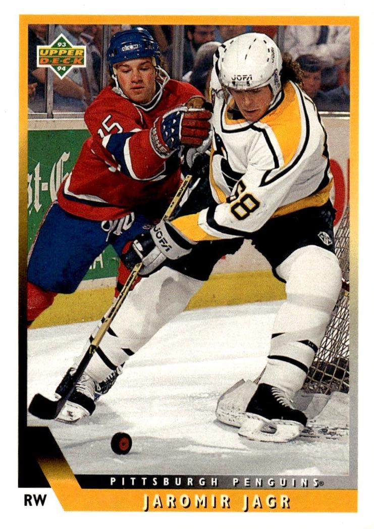 1993 Upper Deck Hockey Jaromir Jagr #139