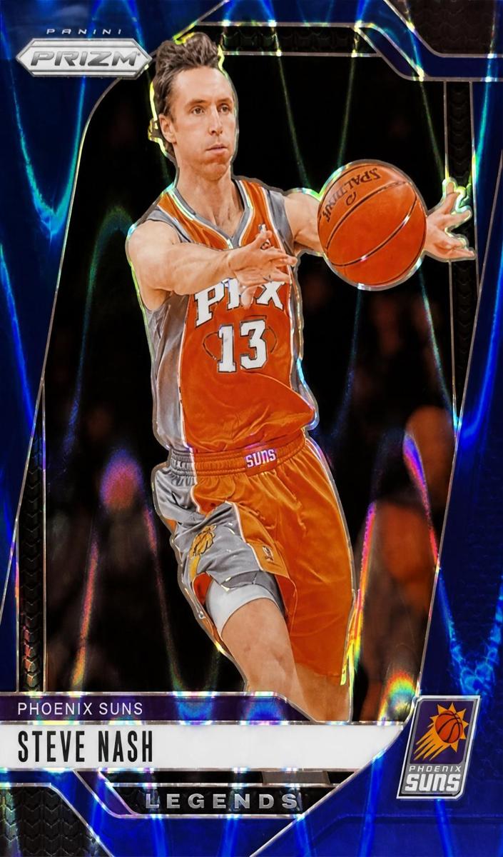 2024 Panini Prizm Basketball Blue Seismic Steve Nash #298