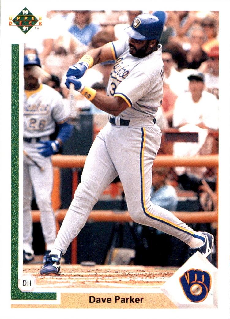 1991 Upper Deck Baseball Dave Parker #274
