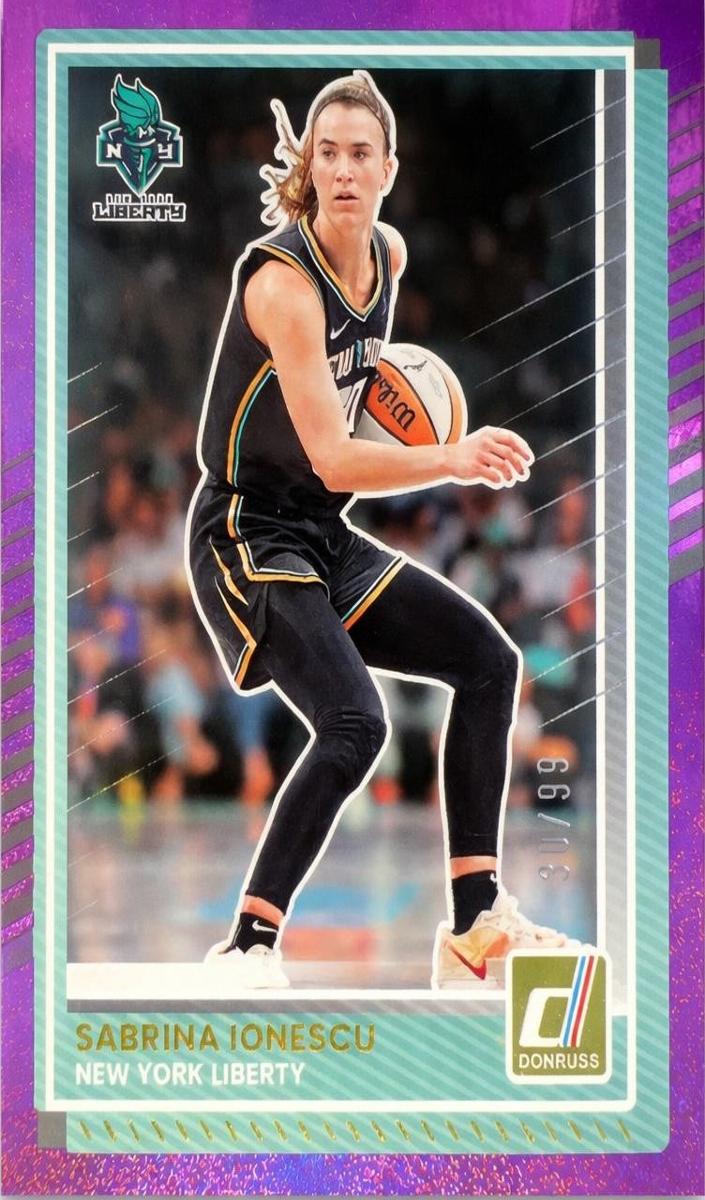 2025 Panini Donruss WNBA Basketball Purple Shimmer Sabrina Ionescu #83