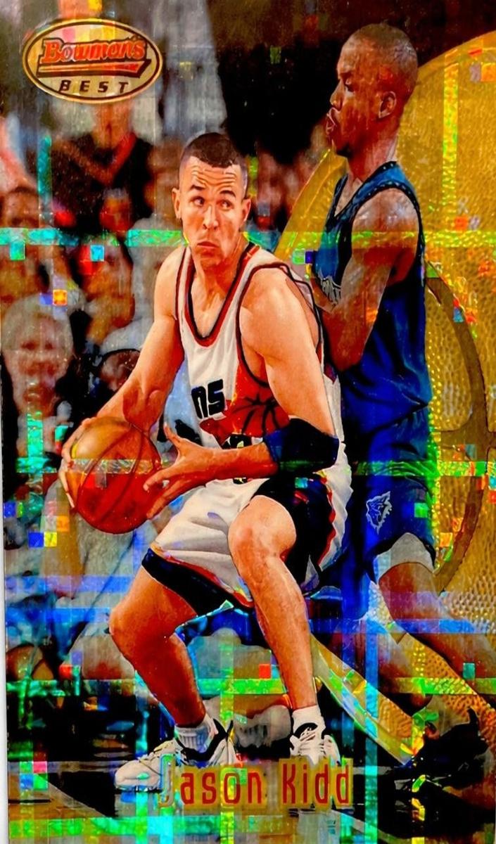 1997 Bowman's Best Basketball Atomic Refractor Jason Kidd #80 PSA 9