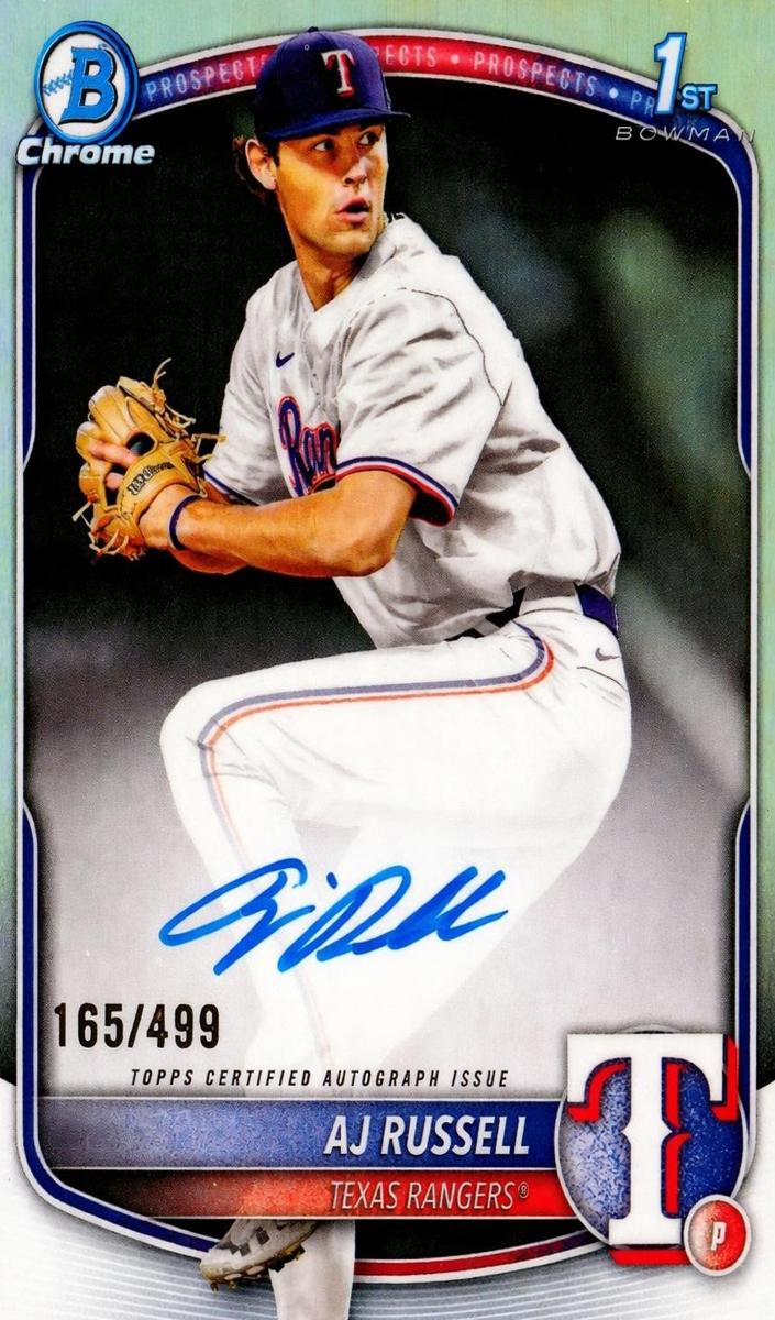 2025 Bowman Draft Chrome Baseball Refractor AJ Russell #CPA-AR