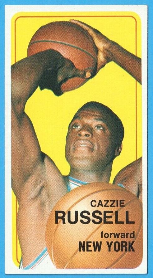 1970 Topps Basketball Cazzie Russell #95 PSA 7