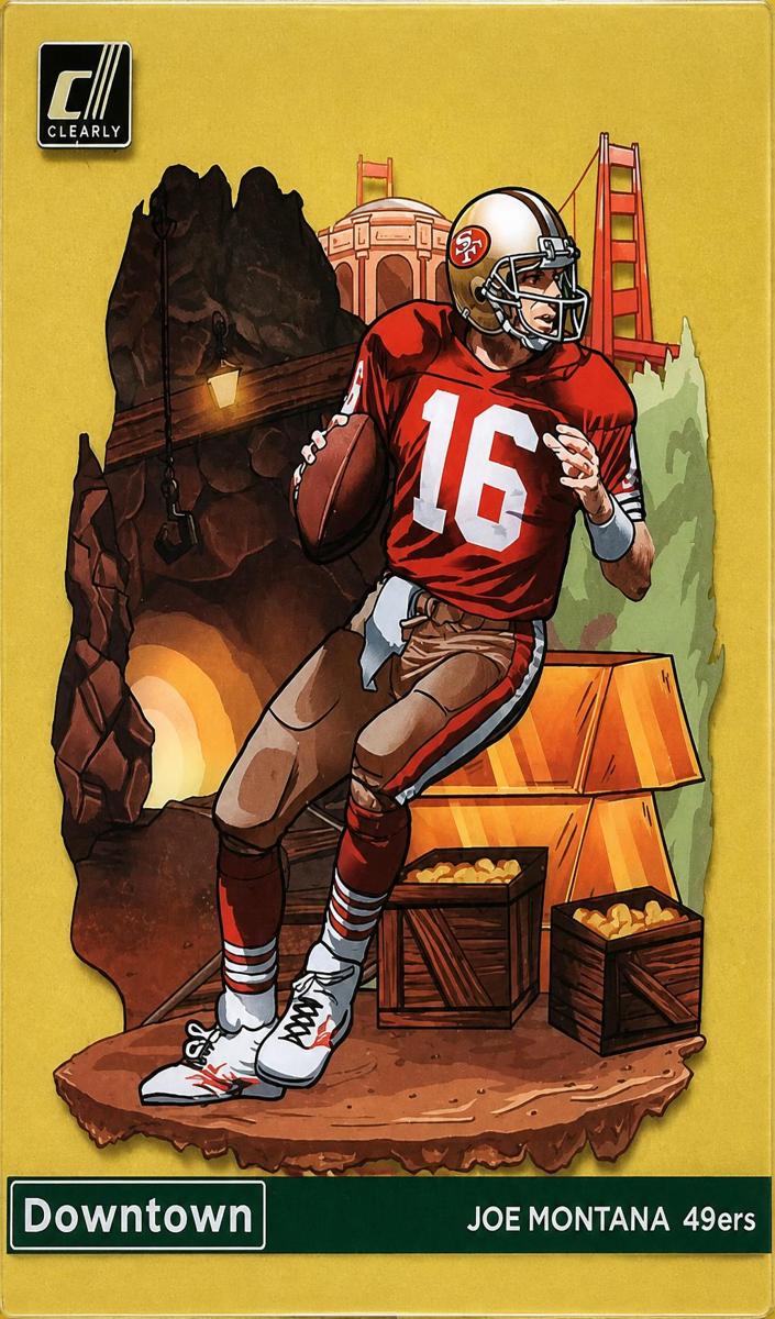 2023 Panini Clearly Donruss Football Joe Montana #17