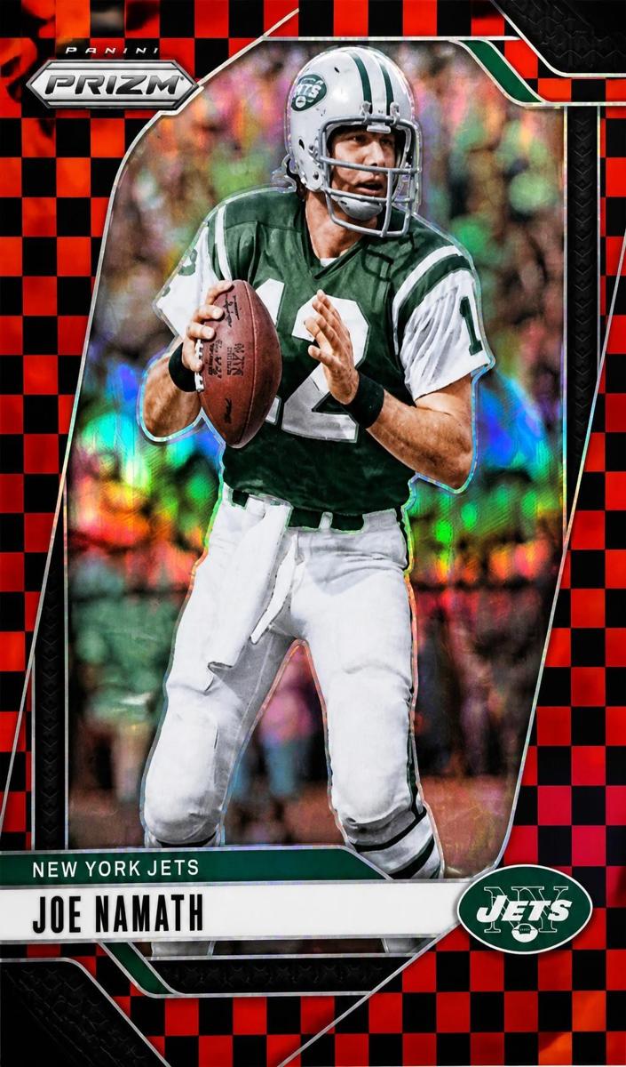 2024 Panini Prizm Football Black and Red Checker Joe Namath #228