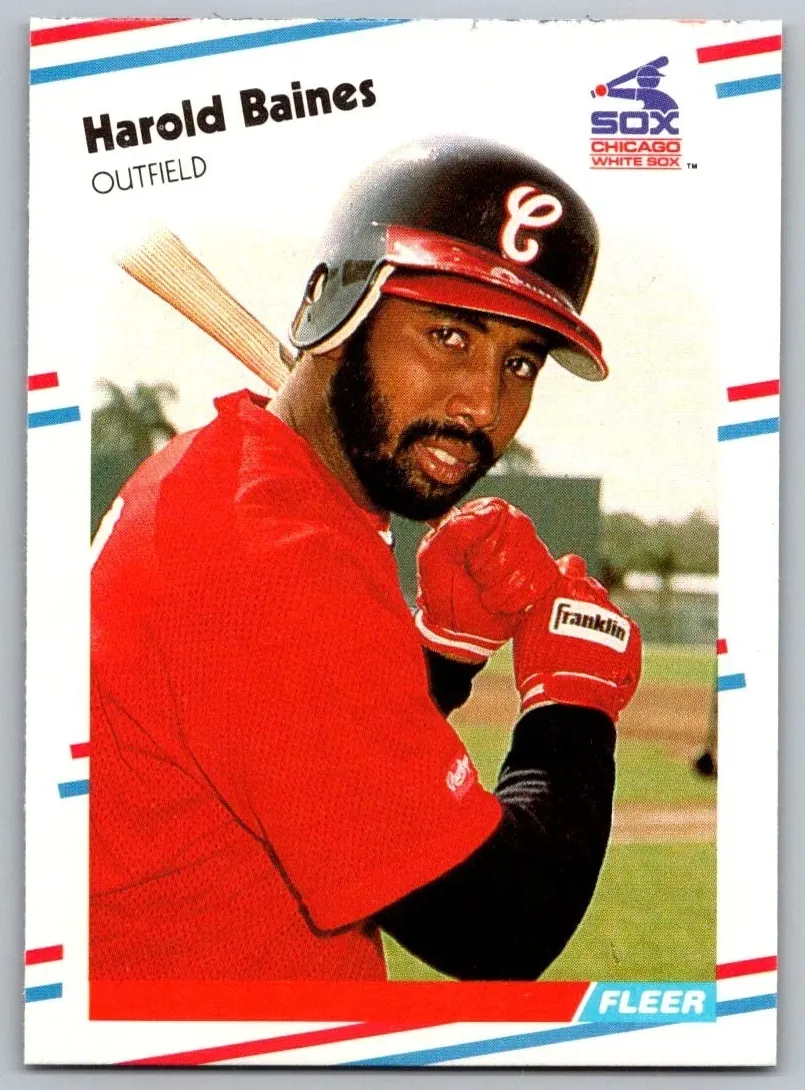 1988 Fleer Baseball Harold Baines #391 PSA 9