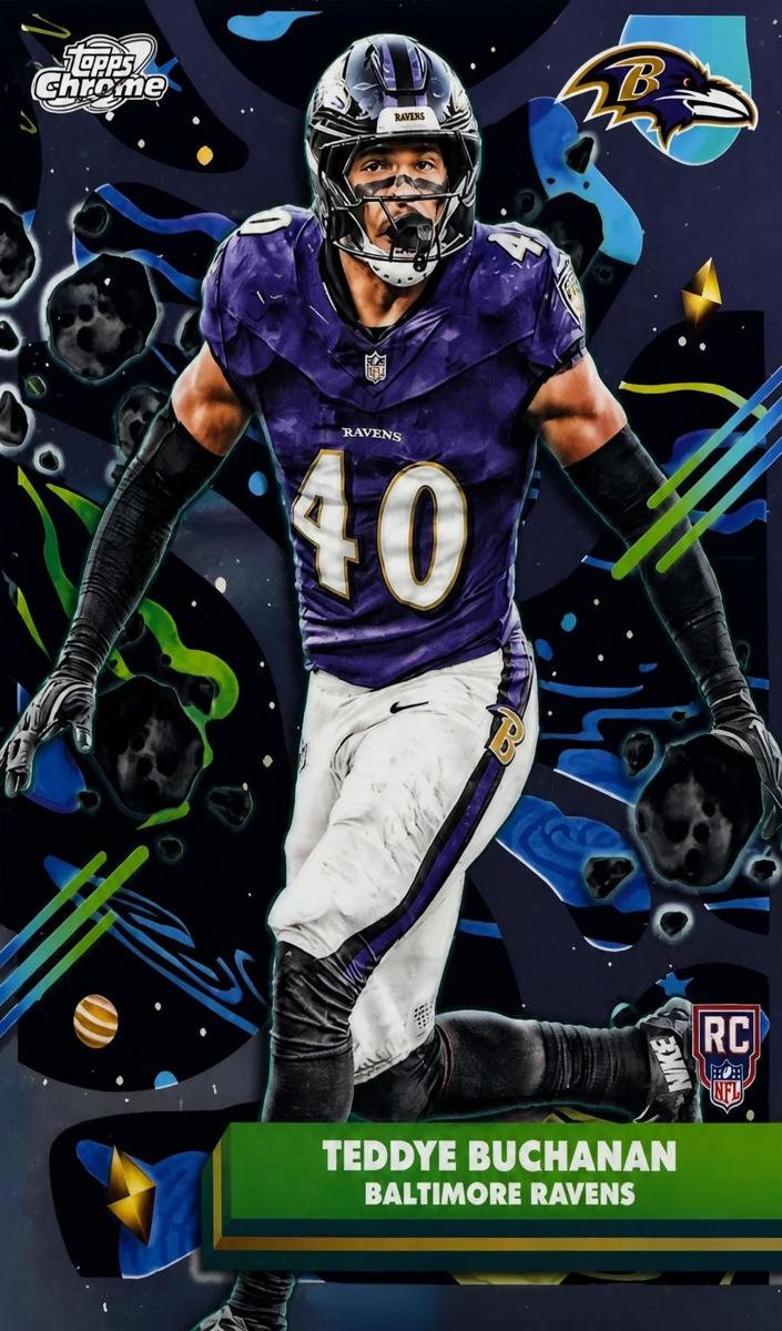 2025 Topps Cosmic Chrome Football Teddye Buchanan #109
