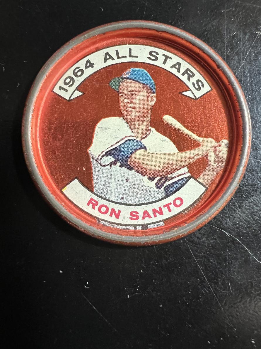 1964 Topps Coins Baseball Ron Santo #146 PSA 4