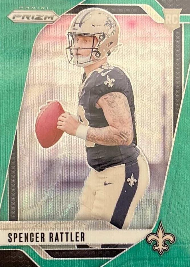 2024 Panini Prizm Football Green Wave Spencer Rattler #388