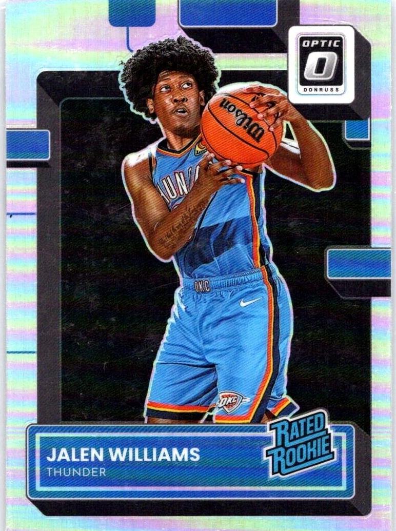 2022 Donruss Optic Basketball Holo Jalen Williams #235 PSA 9