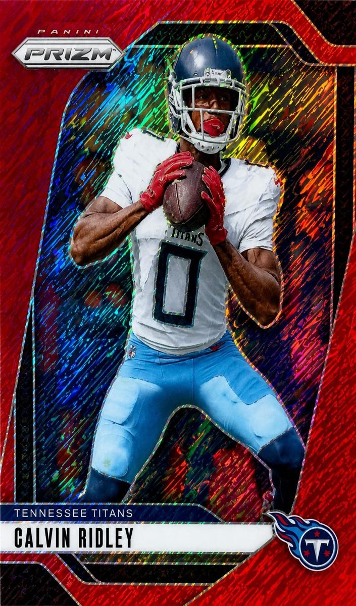 2024 Panini Prizm Football Red Shimmer Calvin Ridley #280