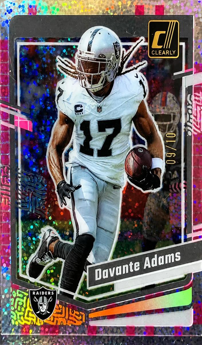 2023 Panini Clearly Donruss Football Pink Davante Adams #27