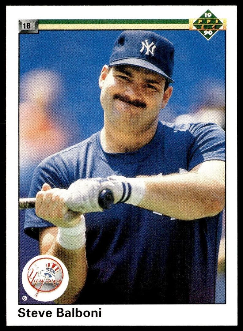1990 Upper Deck Baseball Steve Balboni #497