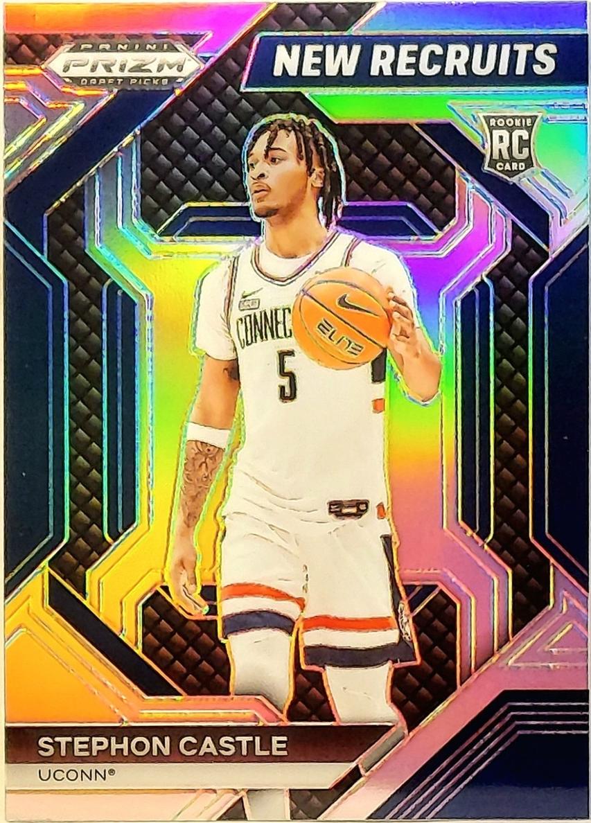 2024 Panini Prizm Draft Picks Basketball Silver Stephon Castle #6 SGC 10