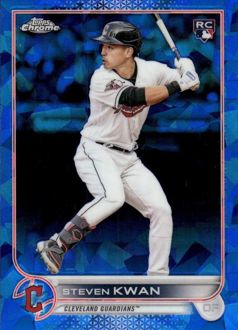 2022 Topps Chrome Update Sapphire Baseball Steven Kwan #US261