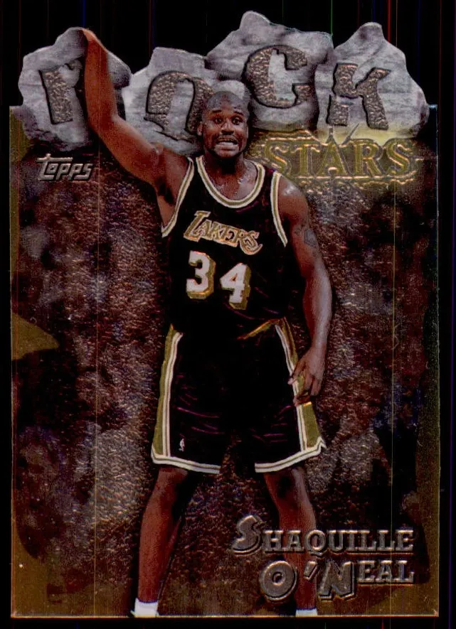 1997 Topps Rock Stars Basketball Shaquille O'Neal #RS13 PSA 9