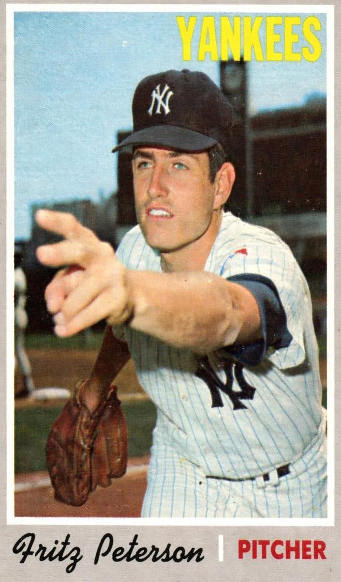 1970 O-Pee-Chee Baseball Fritz Peterson #142