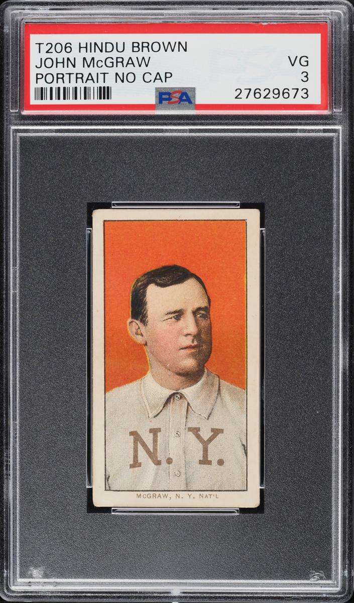 1909-11 T206 Baseball Portrait - No Cap John McGraw #NNO