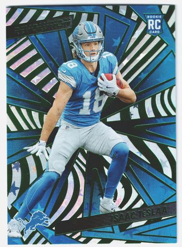 2025 Panini Revolution Football Green Storm Isaac TeSlaa #212