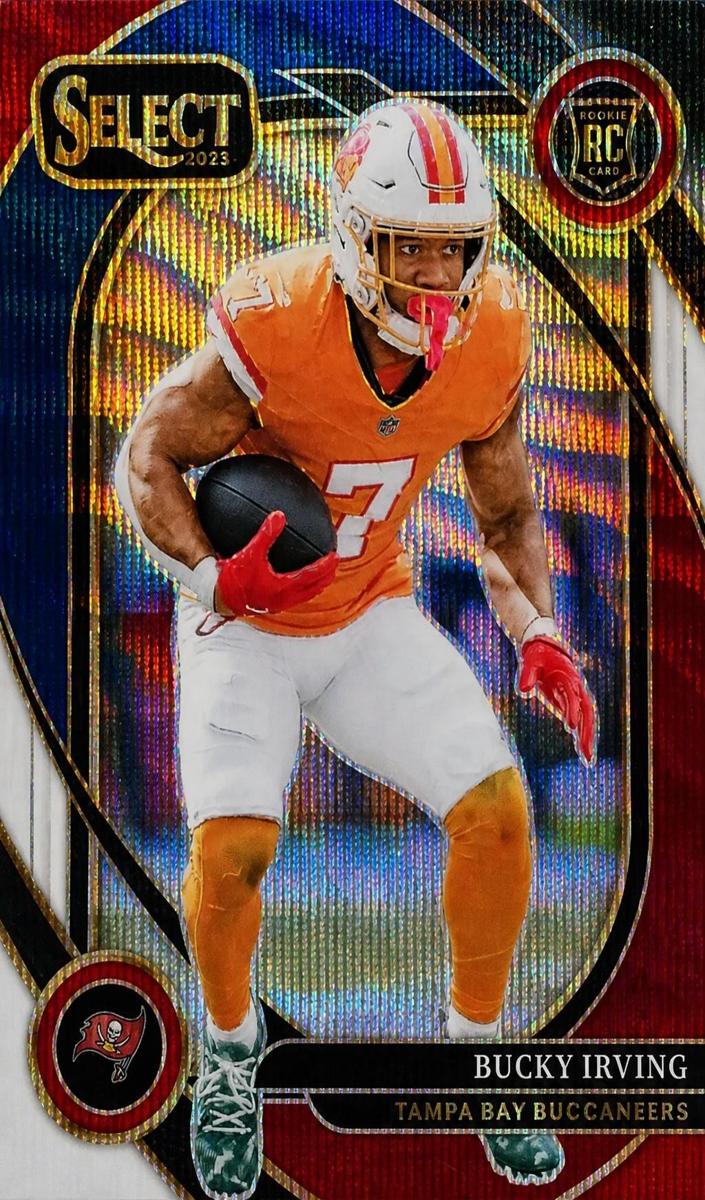 2024 Panini Select Football Tri-Color Bucky Irving #239 PSA 9