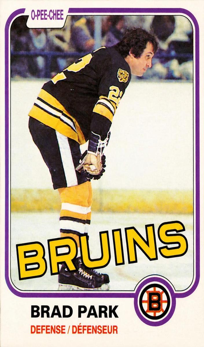 1981 O-Pee-Chee Hockey Brad Park #8 PSA 9