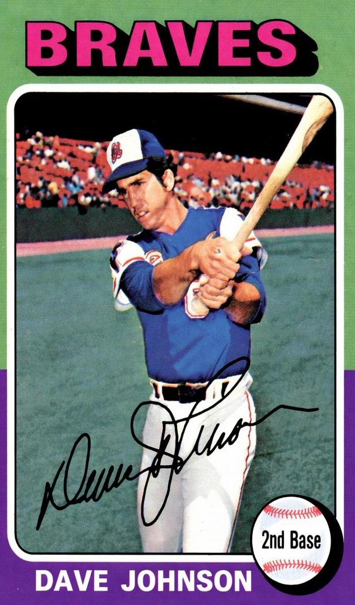 1975 Topps Mini Baseball Dave Johnson #57