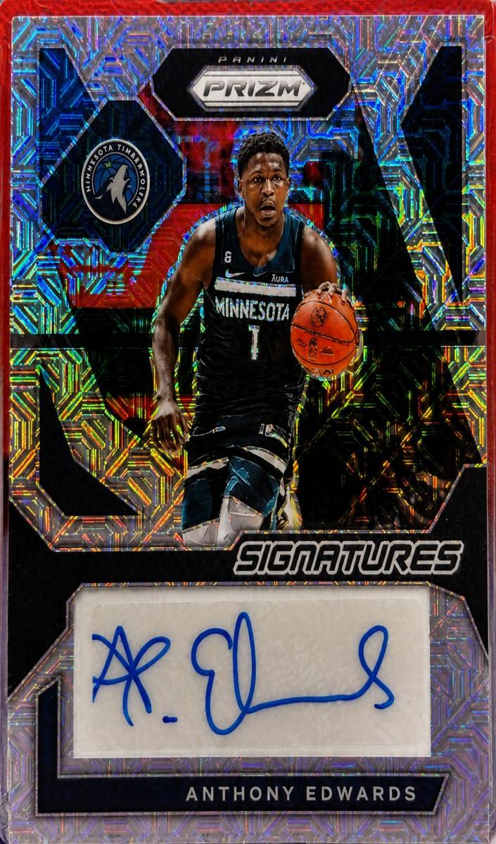 2023 Panini Prizm Basketball Anthony Edwards #SIG-ANT