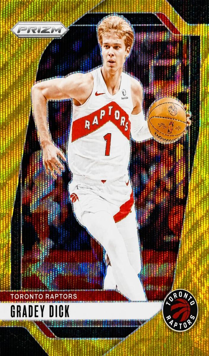 2024 Panini Prizm Basketball Gold Shimmer FOTL Gradey Dick #205