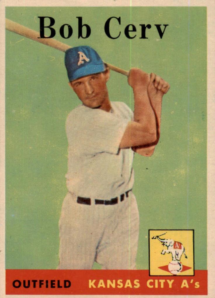 1958 Topps Baseball Bob Cerv #329