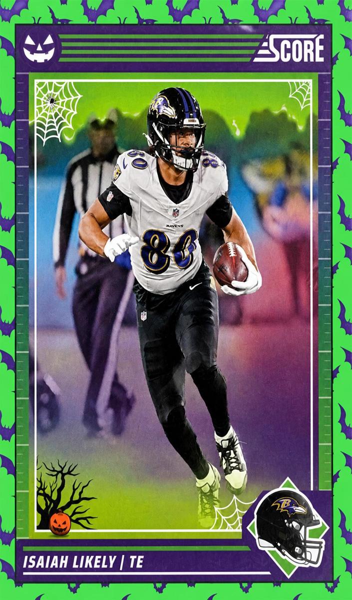 2024 Panini Score-a-Treat Football Bats Isaiah Likely #21