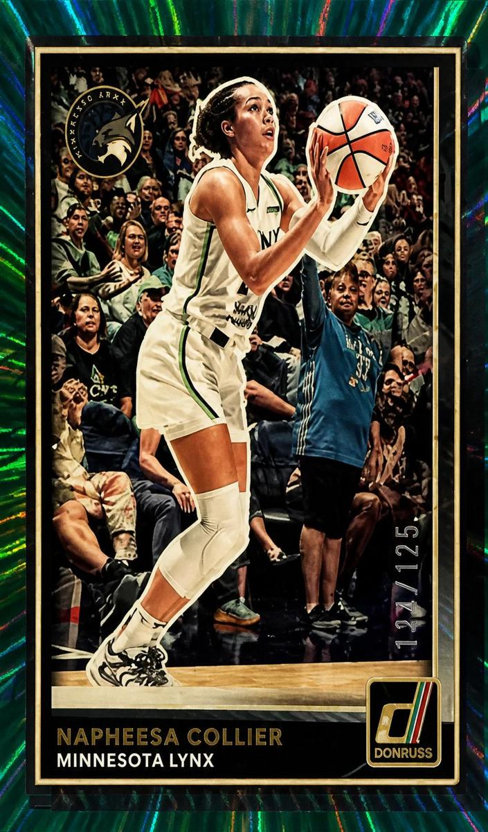 2025 Panini Donruss WNBA Basketball Green Laser Napheesa Collier #25