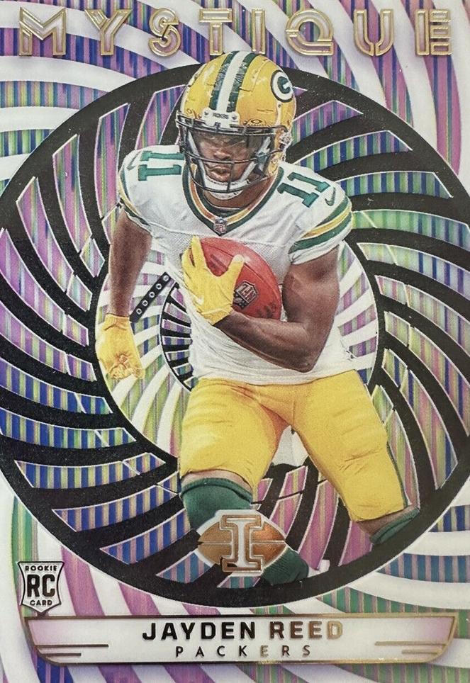 2023 Panini Illusions Football Jayden Reed #18 PSA 9