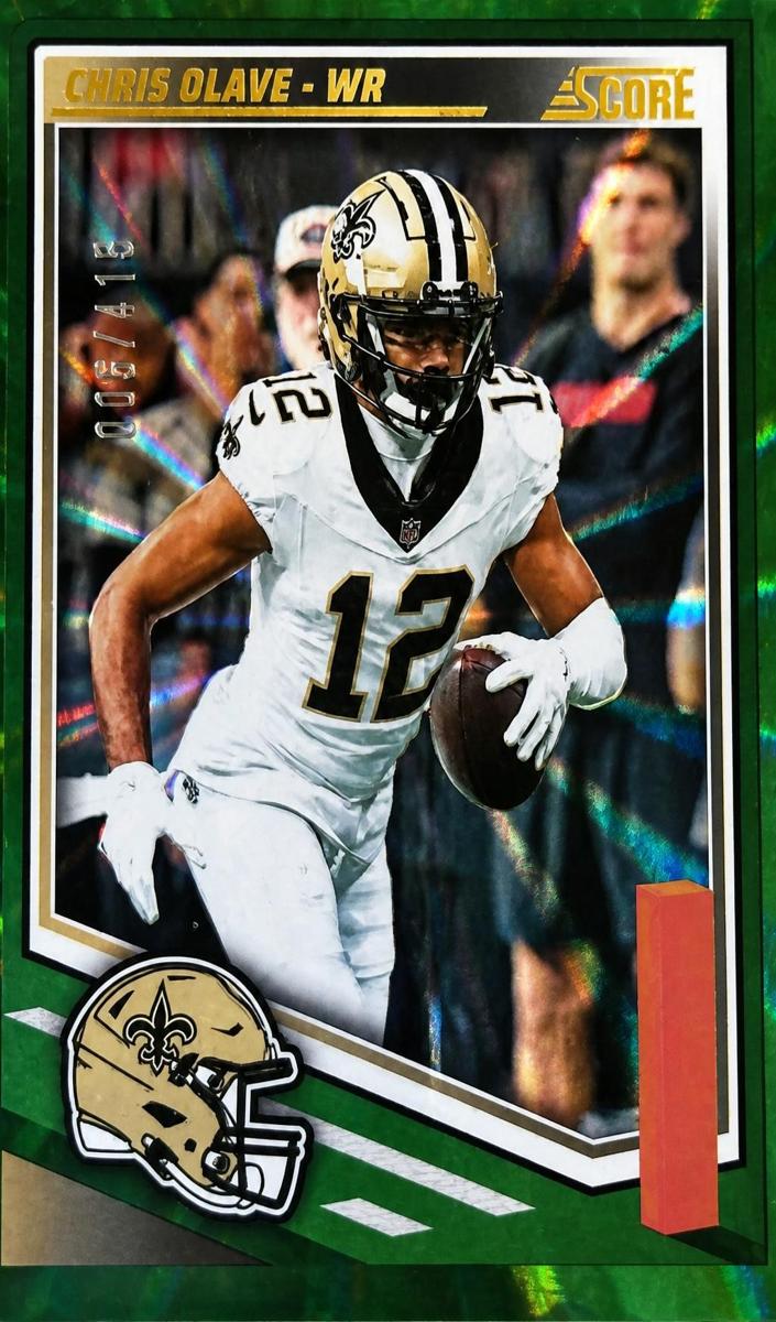 2025 Panini Score Football Green Chris Olave #218