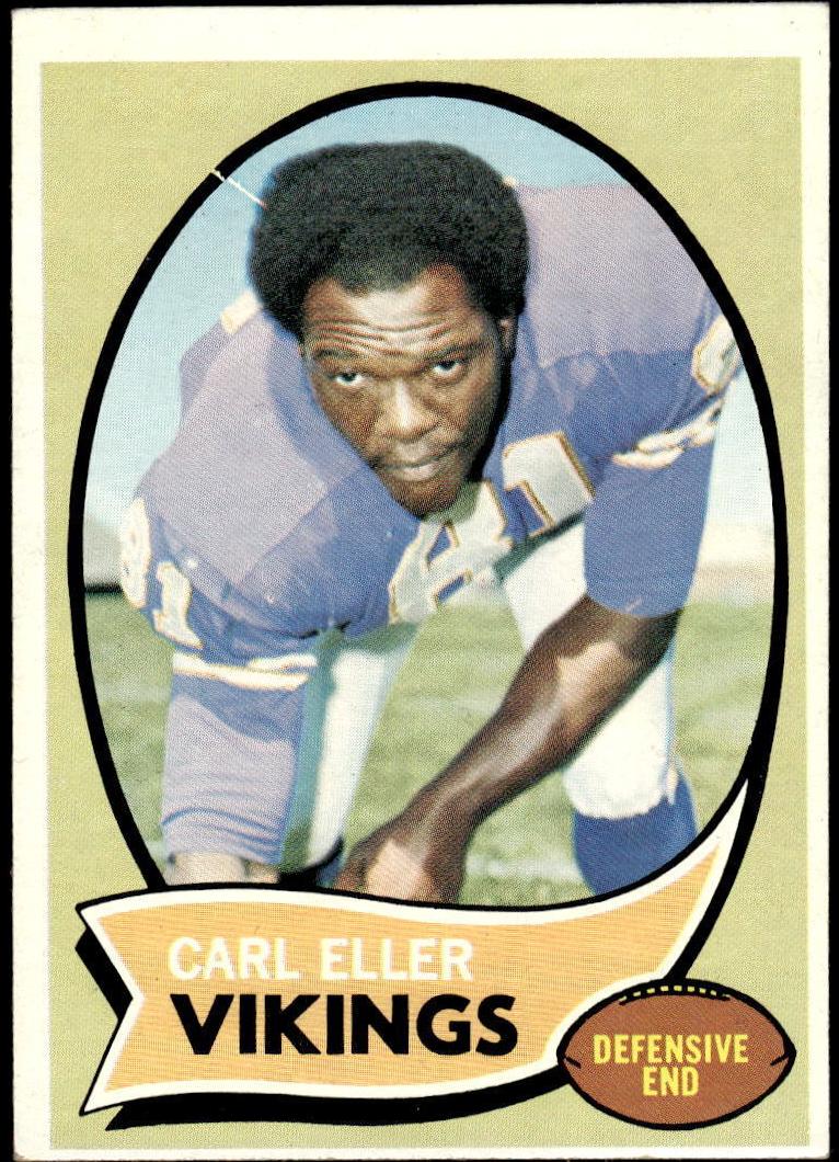 1970 Topps Football Carl Eller #175 PSA 8