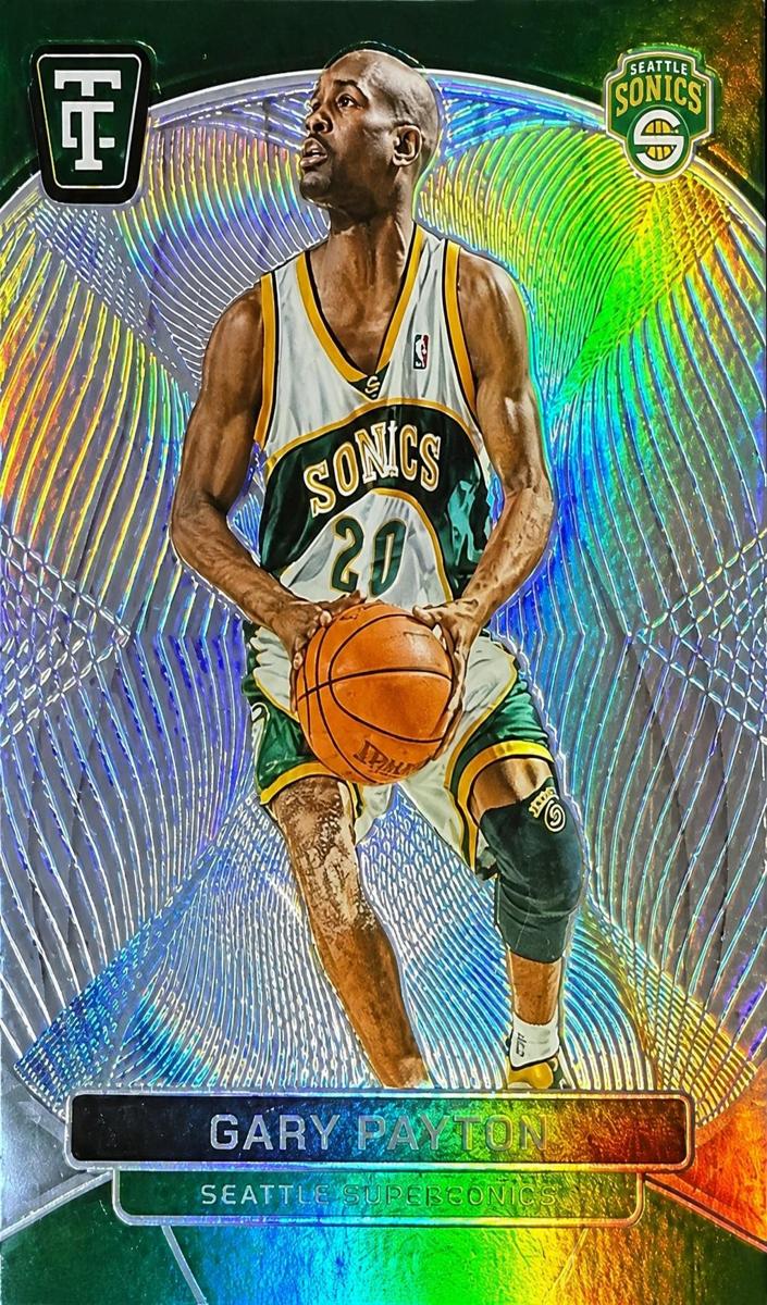2024 Panini Totally Certified Basketball Mirror Platinum Silver Gary Payton #190