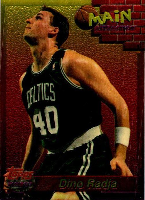 1993 Topps Finest Basketball Dino Radja #2 PSA 10