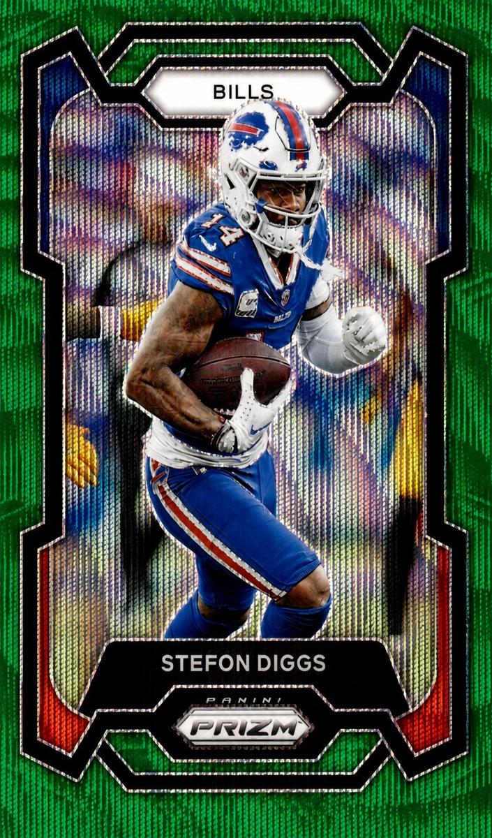 2023 Panini Prizm Football Green Wave Stefon Diggs #35