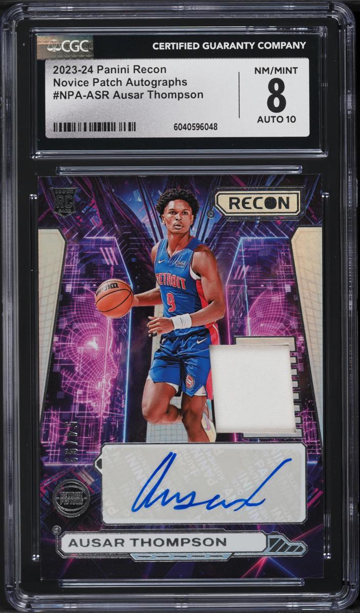 2023 Panini Recon Basketball Ausar Thompson #NPA-ASR CGC 7.5