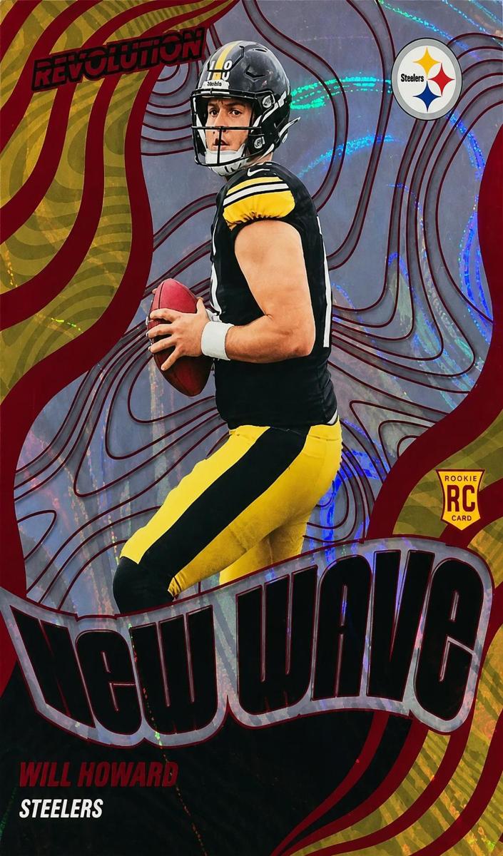 2025 Panini Revolution Football Red Swirl Will Howard #8