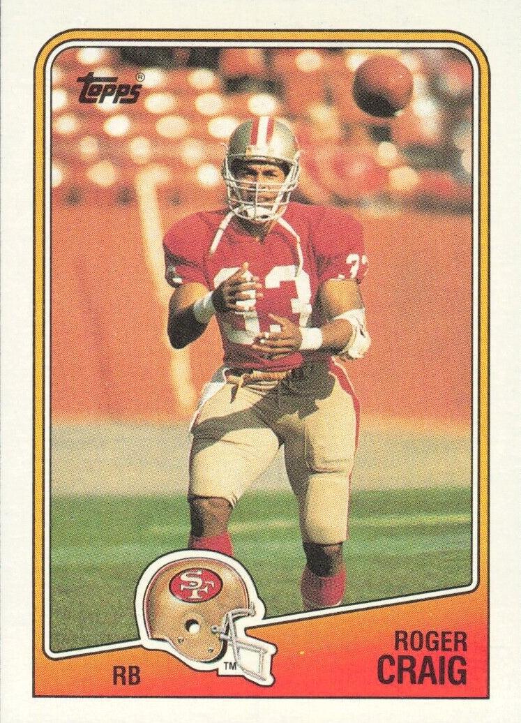1988 Topps Football Roger Craig #40 PSA 6