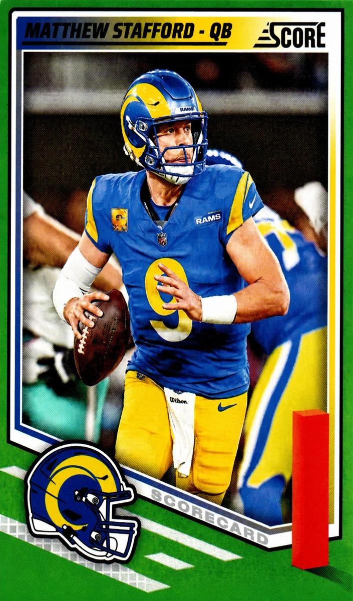 2025 Panini Score Football Scorecard Matthew Stafford #196