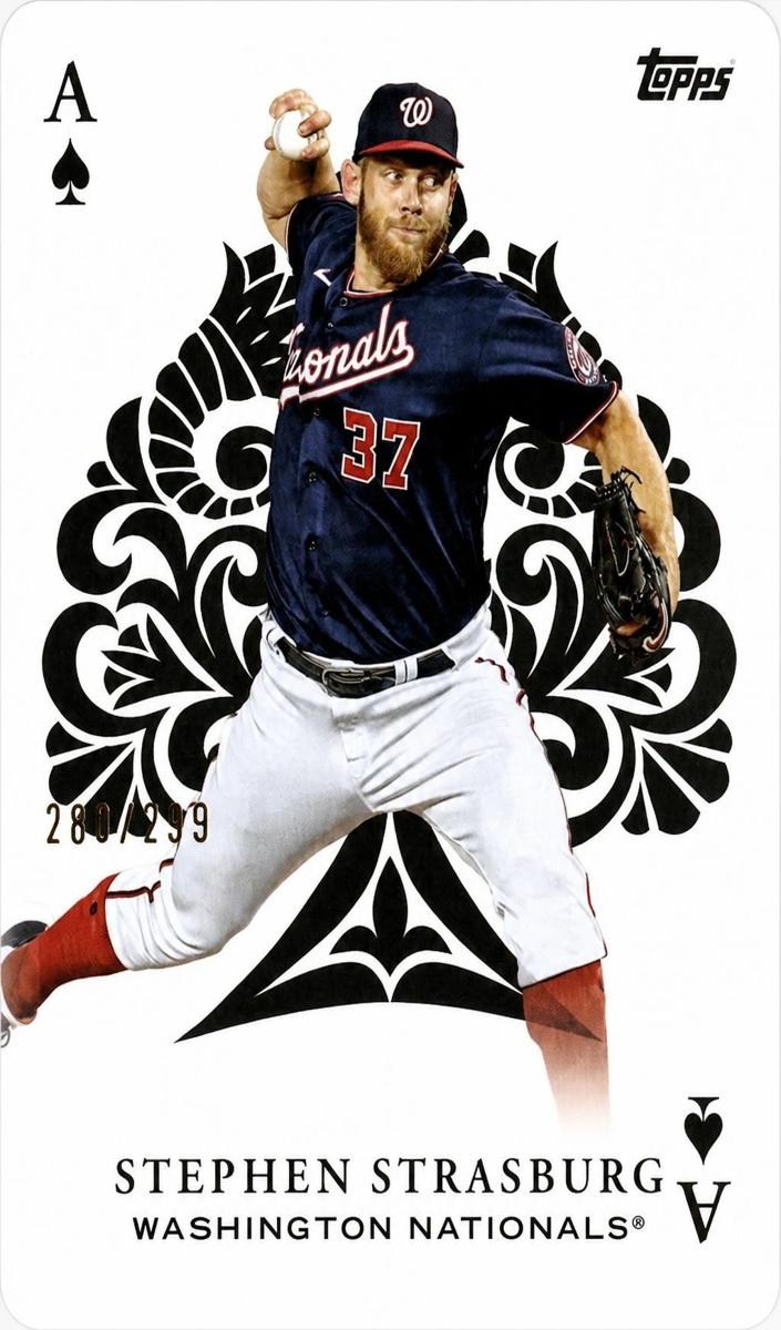 2023 Topps Baseball Black Stephen Strasburg #AA-21